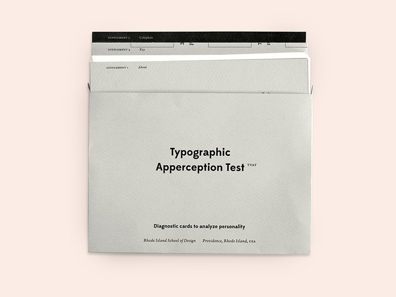 Typographic  Apperception Test