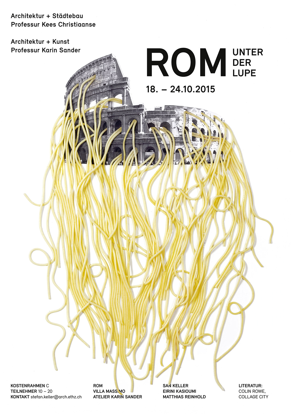 ROM Poster, produced under art direction from Ariane Spanier